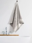 Pamuk Tekli Havlu Jakarlı Karna Premıum Sıbell - 70 x 140 thumbnail 8