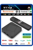 EverBox RT-X3 4K Android 14.0 TV Box 4+64GB Realtek RTD1325 Yapay Zeka İşlemci Chip Dual Hızlı WiFi6 thumbnail 1