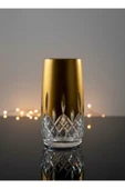 Bohemia kristal kahve yanı su bardağı Altın Yaldızlı 150 cc 6 adet thumbnail 4