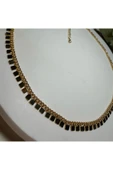 nesdesign Altın Kaplama Kare Pullu Gold Zincir Kolye (45+5 cm) thumbnail 1