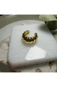nesdesign Altın Kaplama Gold Boğumlu Earcuff thumbnail 1