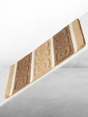 Lüks Kaymaz Taban 50x80 cm Banyo Halısı/Paspası Wb - 11 mm Kalın %100 Polipropilen thumbnail 10