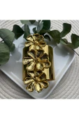 nesdesign ZR Üç Sıra Çiçekli Gold Bileklik thumbnail 2