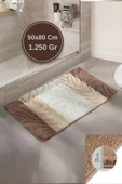 Lüks Banyo Paspası Bali 50x80 cm - 11 mm Kalınlık, %100 Polipropilen, Kaymaz Taban thumbnail 6