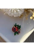 nesdesign Taşlı Nar Broş thumbnail 2