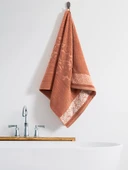 Pamuk Tekli Havlu Jakarlı Karna Premıum Sıbell - 70 x 140 thumbnail 10