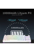 Coverzone Ajazz AK870 V2 Kablosuz 87 Tuş Mekanik Klavye 10000mAh RGB Bluetooth 2.4G Type-C Destekli thumbnail 3