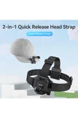 Coverzone Kafa Bandı Askısı Klips Montajı Bilek Askısı,Telefon ve Aksiyon Kamera Aksesuarı GoPro Hero thumbnail 4
