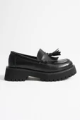 Anim Kadın Günlük Siyah Loafer Ayakkabı thumbnail 3