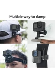 Coverzone Kafa Bandı Askısı Klips Montajı Bilek Askısı,Telefon ve Aksiyon Kamera Aksesuarı GoPro Hero thumbnail 6