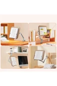 Coverzone Kitap Tutucu Stand Ayarlanabilir ve Tablet Standı 360° Döner Kollu Ergonomik Tasarım HR026 thumbnail 2