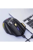 Coverzone Kablosuz RGB Oyuncu Mouse – 3200 DPI, Şarjlı, Ergonomik 2.4GHz Wireless Gaming Mouse | GW-X7 thumbnail 4