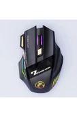 Coverzone Kablosuz RGB Oyuncu Mouse – 3200 DPI, Şarjlı, Ergonomik 2.4GHz Wireless Gaming Mouse | GW-X7 thumbnail 2
