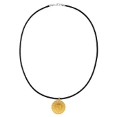 Gekas Kuyumculuk 22 Ayar Yeni Kulplu Ziynet Tam Altın Siyah İpli Kolye thumbnail 3