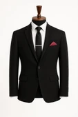 Erkek İtalyan Kesim Tek Düğmeli Blazer Ceket  Klasik ve Modern Şıklık thumbnail 6