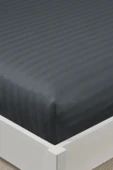 Varol %100 Pamuk Saten Stripe Tek Kişilik Lastikli Çarşaf Takımı – 30 cm – 1 Yastık Kılıfı thumbnail 2
