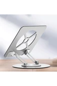 Coverzone X2 Katlanabilir Laptop Standı - Alüminyum Alaşım, 11-17 inç, Portatif, Dayanıklı, Rahat Kullanım thumbnail 3