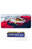 Coverzone 90×40cm XL Yarış Araba Mouse Pad – Su Geçirmez, Kaymaz Tabanlı, Dikişli Kenarlı Büyük Masa Matı thumbnail 1