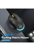 Coverzone W601 Tri-Mode Gaming Mouse – 12800 DPI, RGB, BT + 2.4GHz + Kablolu, Type-C Şarjlı Oyuncu Mouse thumbnail 3