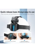 Coverzone Kafa Bandı Askısı Klips Montajı Bilek Askısı,Telefon ve Aksiyon Kamera Aksesuarı GoPro Hero thumbnail 3