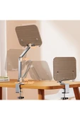 Coverzone Kitap Tutucu Stand Ayarlanabilir ve Tablet Standı 360° Döner Kollu Ergonomik Tasarım HR026 thumbnail 3