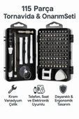 Coverzone 115 Parça Onarım Seti - Hassas Tornavida, Krom Vanadyum Çelik, Ergonomik Saplı Takım | TTS-115 thumbnail 1