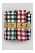 cs ilkim 10'LU Çok Amaçlı Sofra Bezi & Piknik Örtüsü & Masa Örtüsü Ekose Pötikare Desenli thumbnail 3