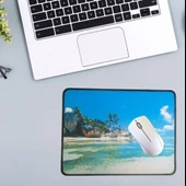 OLLEVRA 25x32 cm Küçük Boy Mouse Pad Manzara Ada thumbnail 4