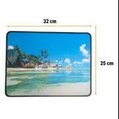 OLLEVRA 25x32 cm Küçük Boy Mouse Pad Manzara Ada thumbnail 5