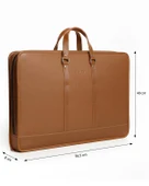 Yuga Suni Deri Lüks Proje ve Resim Çantası Taba thumbnail 6