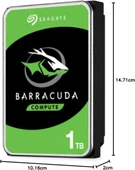 Seagate BarraCuda ST1000DM010 SATA 3.0 7200 RPM 3.5" 1 TB Harddisk thumbnail 2