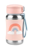 Skip Hop Zoo Pipetli Paslanmaz Çelik Suluk 350 ml Gökkuşağı thumbnail 1