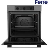 Ferre FlowArt&SilentArt AIVO Yeni Seri Sessiz Antrasit Gri Ankastre Set (D079-SA + QBL62CPR +SS208) thumbnail 6