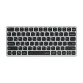 S-Link SW-K801 Siyah USB 8 in 1 USB Q Klavye 2*USB, HDMI, TYPE-C, AUX, TF ve SD Okuyuculu HUB Klavye thumbnail 4