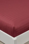 Varol %100 Pamuk Saten Stripe Battal Boy (King Size) Lastikli Çarşaf Takımı – 30 cm – 2 Yastık Kılıfı – 180x200 thumbnail 5