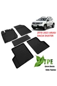 Dacia Duster 2018-2023 Kokusuz Yumuşak Havuzlu Paspas thumbnail 2