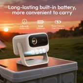 Byintek U90 700 ANSI Bataryalı Taşınabilir Android Full HD Projeksiyon Cihazı Wi-Fi thumbnail 2