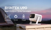 Byintek U90 700 ANSI Bataryalı Taşınabilir Android Full HD Projeksiyon Cihazı Wi-Fi thumbnail 4