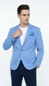 Erkek Slim Fit Blazer Ceket – Plus Scorpion Tek Düğmeli Spor & Klasik Kombin thumbnail 2