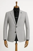 Erkek İtalyan Kesim Astarsz Blazer Ceket Klasik ve Modern Şıklık - 7472 thumbnail 2