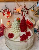 Noel Hediyesi / Yılbaşı Temalı Kokulu Mum thumbnail 2