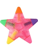 5 renkli Yıldız şeklinde  Işaretleyici Fosforlu Kalem thumbnail 1