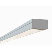 LED Kanal Profil Alüminyum sıva üstü İnce Kasa 13x6mm 1 Metre Üst Opak Pleksi 2128 Yan Kapak Dahil thumbnail 7