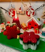 Kar Tanesi Mum / Yılbaşı Temalı Kokulu Mum thumbnail 3