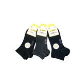 3 Lü Dündar Plus Erkek Çocuk Modal Dikişsiz Patik Kısa Çorap thumbnail 1