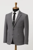 Erkek İtalyan Kesim Astarsz Blazer Ceket Klasik ve Modern Şıklık - 7472 thumbnail 4