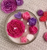 Çiçek Bahçesi Mum / Çiçekli Kokulu Mum thumbnail 1