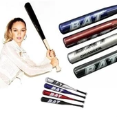 BUFFER® Uzun Ömürlü Dayanıklı Sağlam Alüminyum Beyzbol Sopası 63,5 Cm thumbnail 1