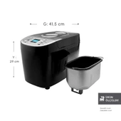 Karaca BakeXL Ekmek ve Yoğurt Yapma Makinesi - Siyah thumbnail 3