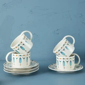 Aryıldız Blue Diamond 12 Parça 6 Kişilik Kahve Fincan Takımı 100 ml thumbnail 1